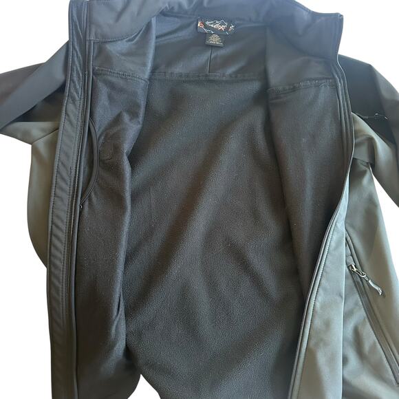 Free Country Jacket Coat Softshell Full Zip Men's Size M Medium Black Activewear - Picture 9 of 10